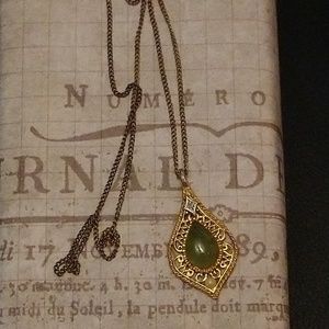 Antique jade necklace